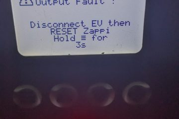 EV charger fault