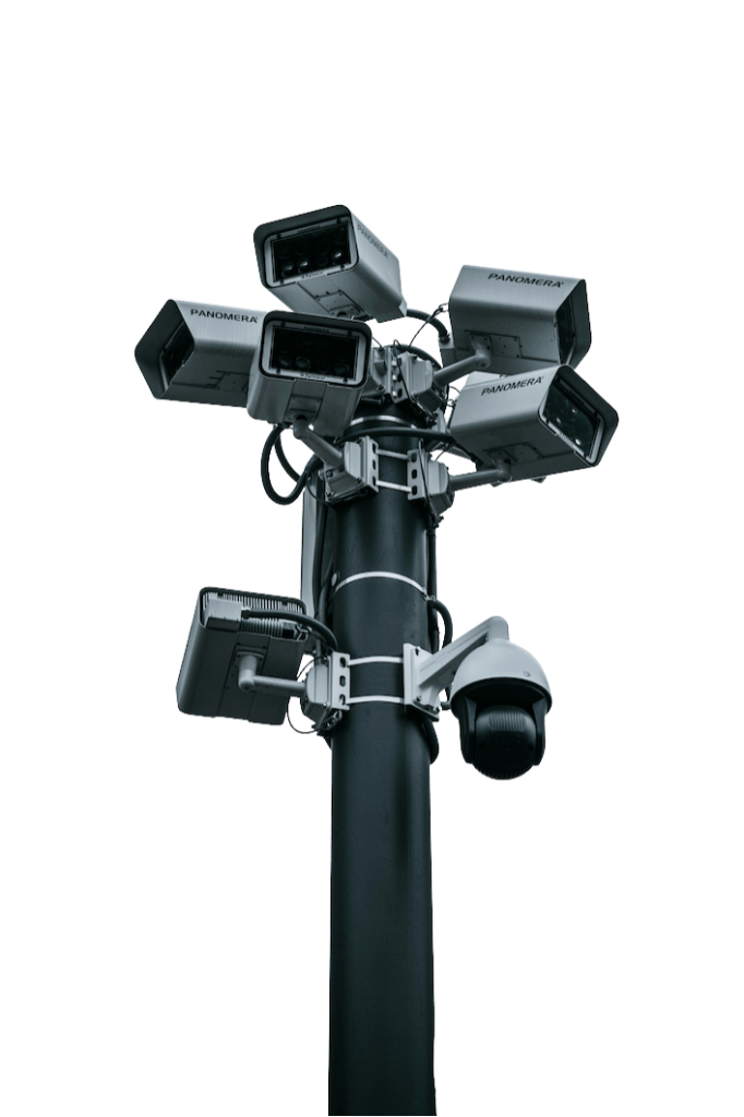 Building site CCTV camera